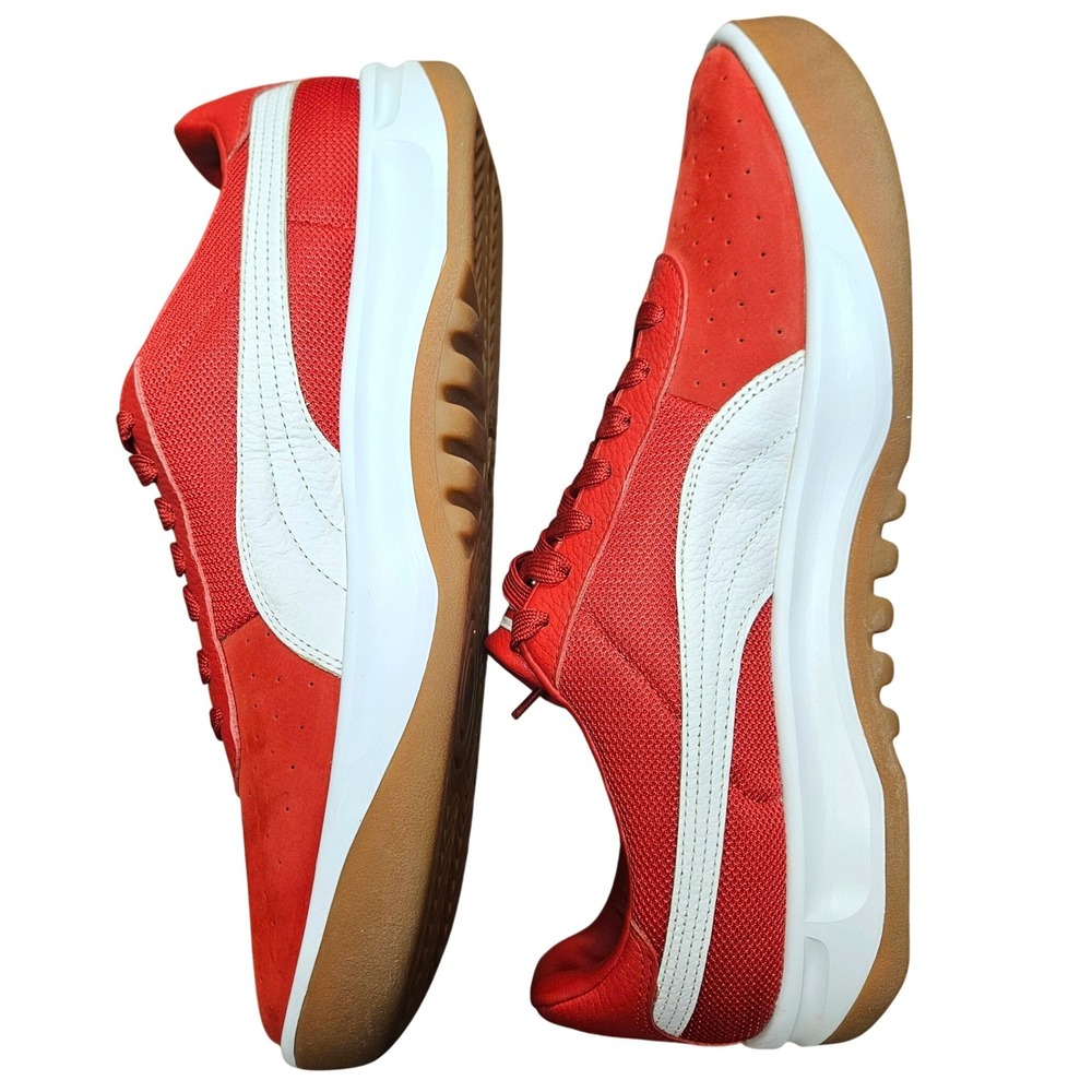 Puma California Casual Ribbon Red Men's 13 NWOB Unworn Retro OG Gum Sole - Picture 3 of 11